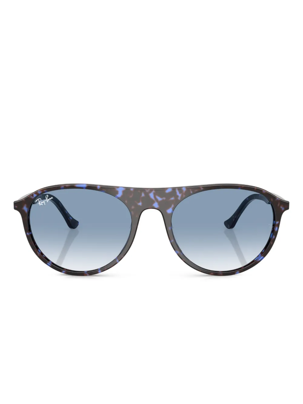 

Солнцезащитные очки в геометричной оправе Ray-Ban, коричневый