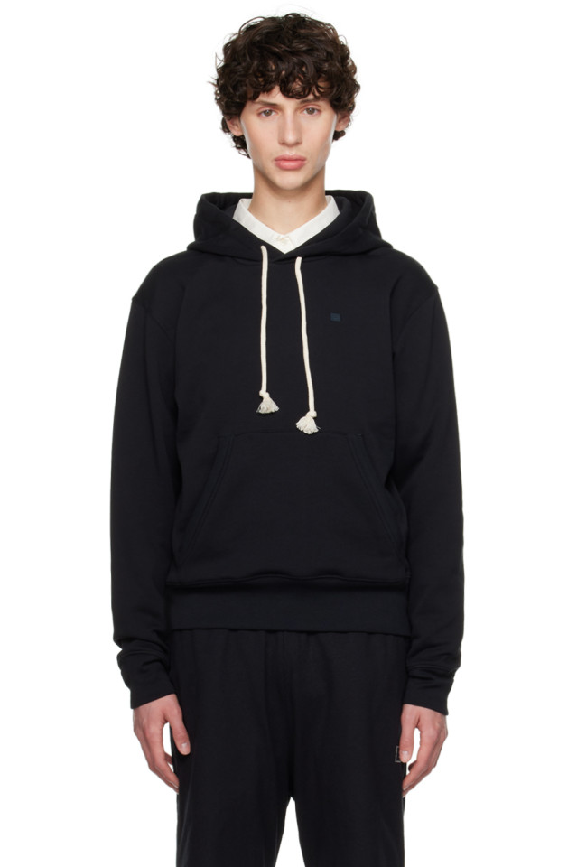 

Худи с нашивкой Acne Studios, черный