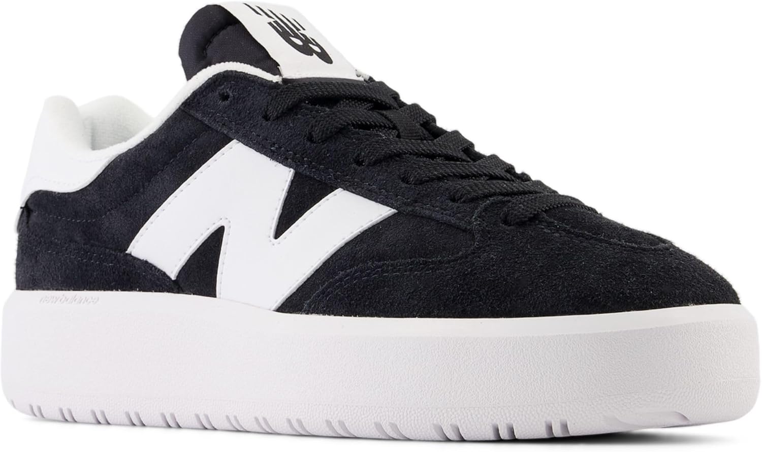 Мужские кроссовки New Balance низкие, белый/черный — фото 2