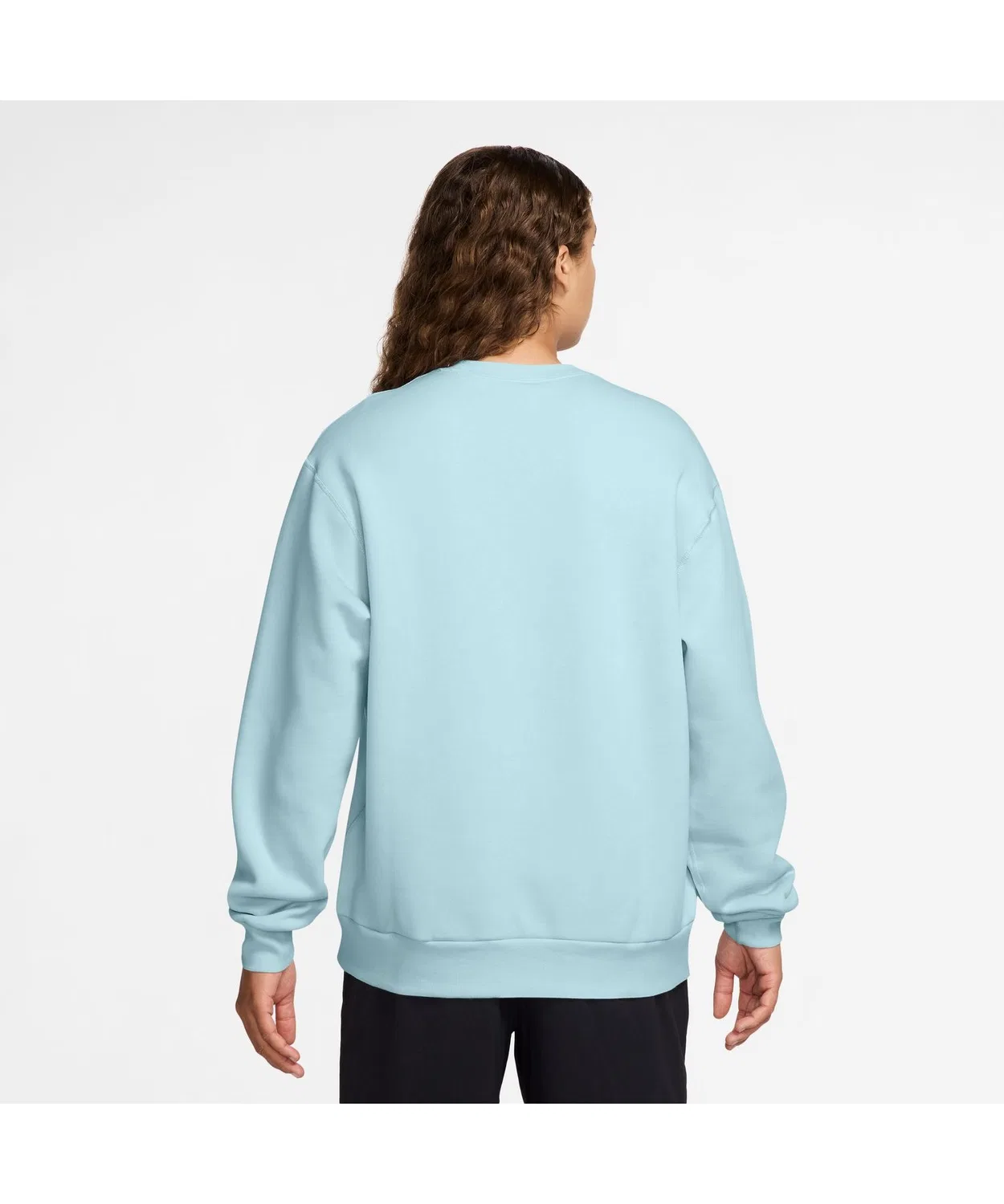 Свитшот Nike SB Essential Logo L/S Crew синий — фото 2