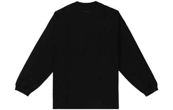 Футболка fw23 long sleeve tee 'jet black' Fear Of God Essentials, черный — фото 3