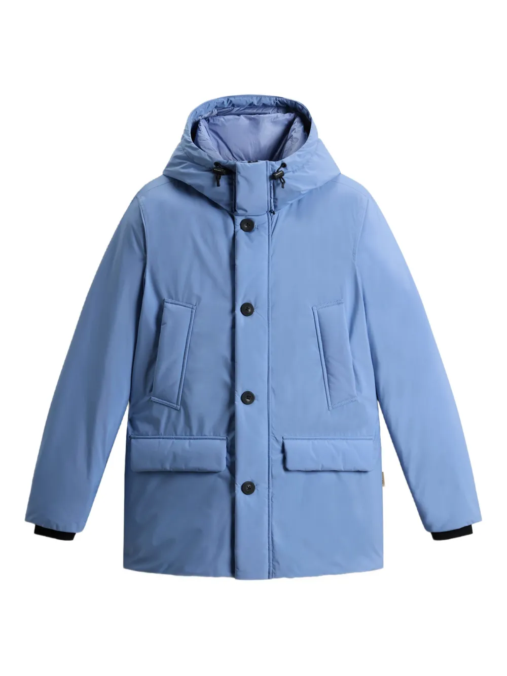 

Куртка на пуговицах с капюшоном WOOLRICH, синий