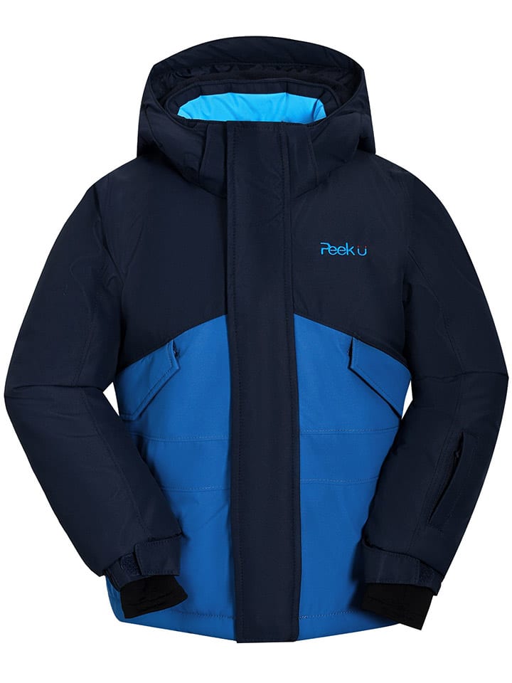 

Peek U Функциональная зимняя куртка "Киран" темно-синего цвета