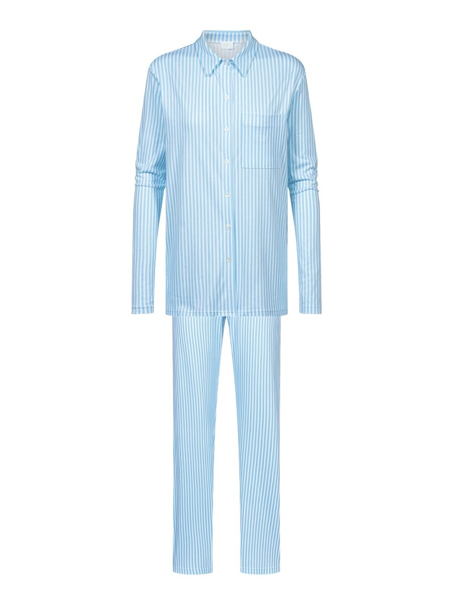 

Пижама Mey Pajama Elva, цвет smoke blue/pastel blue