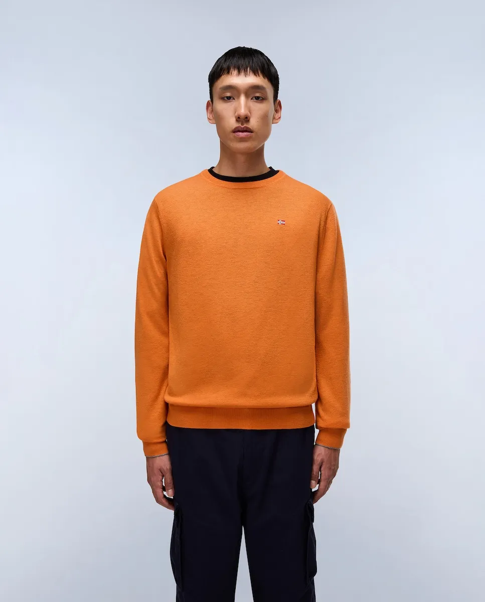 

Мужской зеленый джемпер с круглым вырезом Napapijri