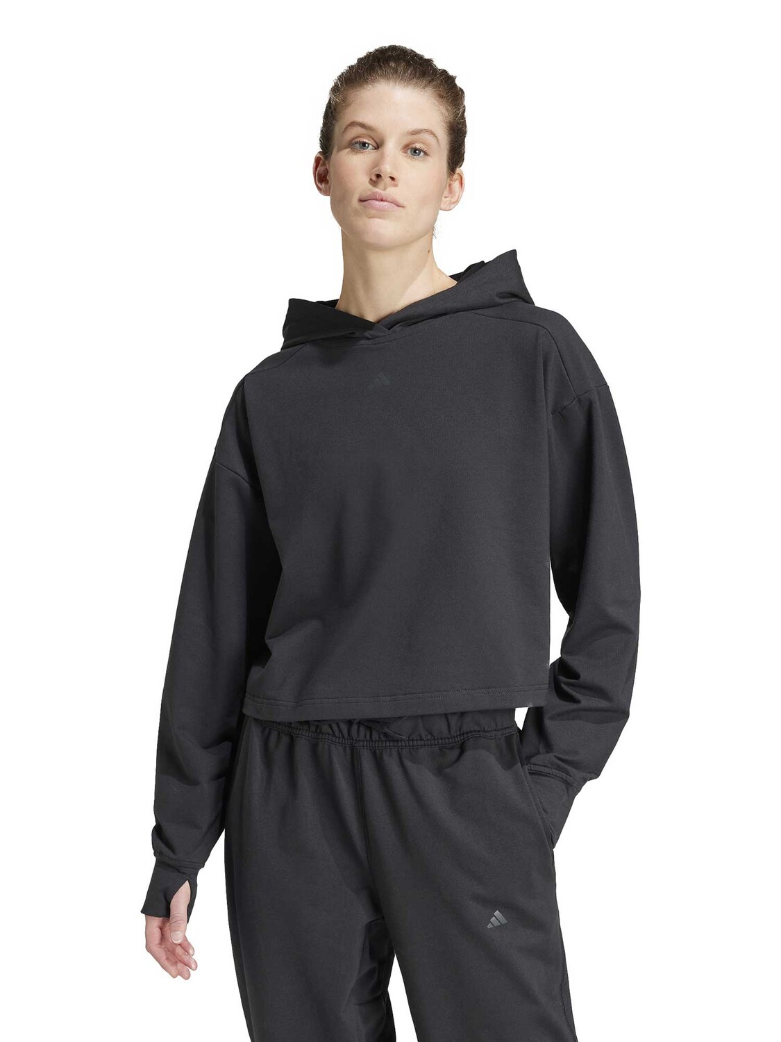 

Толстовка Adidas Performance Power Loose Fit Back-Ventilation Hoodie, черный