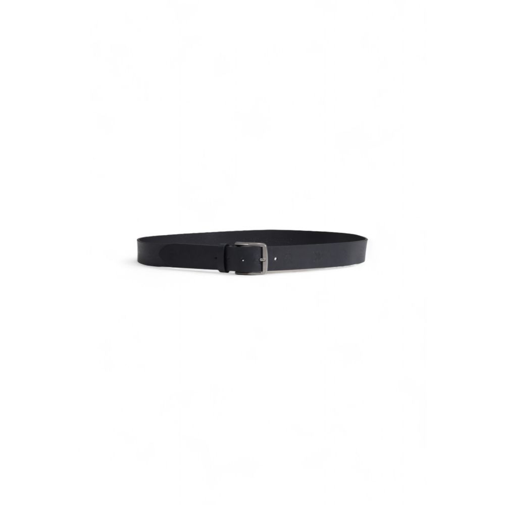 

Серый кожаный ремень Calvin Klein Jeans