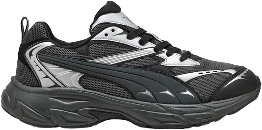 Мужские кроссовки PUMA Morphic Retro со шнуровкой, повседневные - серые, серый