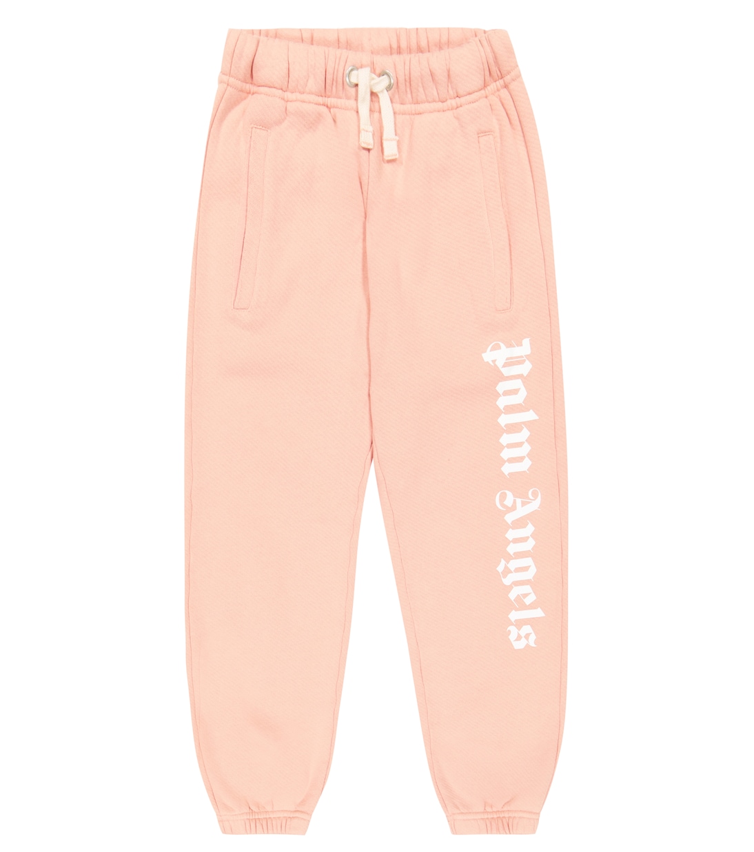 

Хлопковые спортивные брюки с логотипом Palm Angels Kids, Pink White