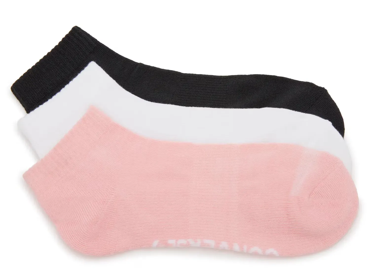 

Классические женские носки - набор 3 шт. Converse, Black/White/Pink