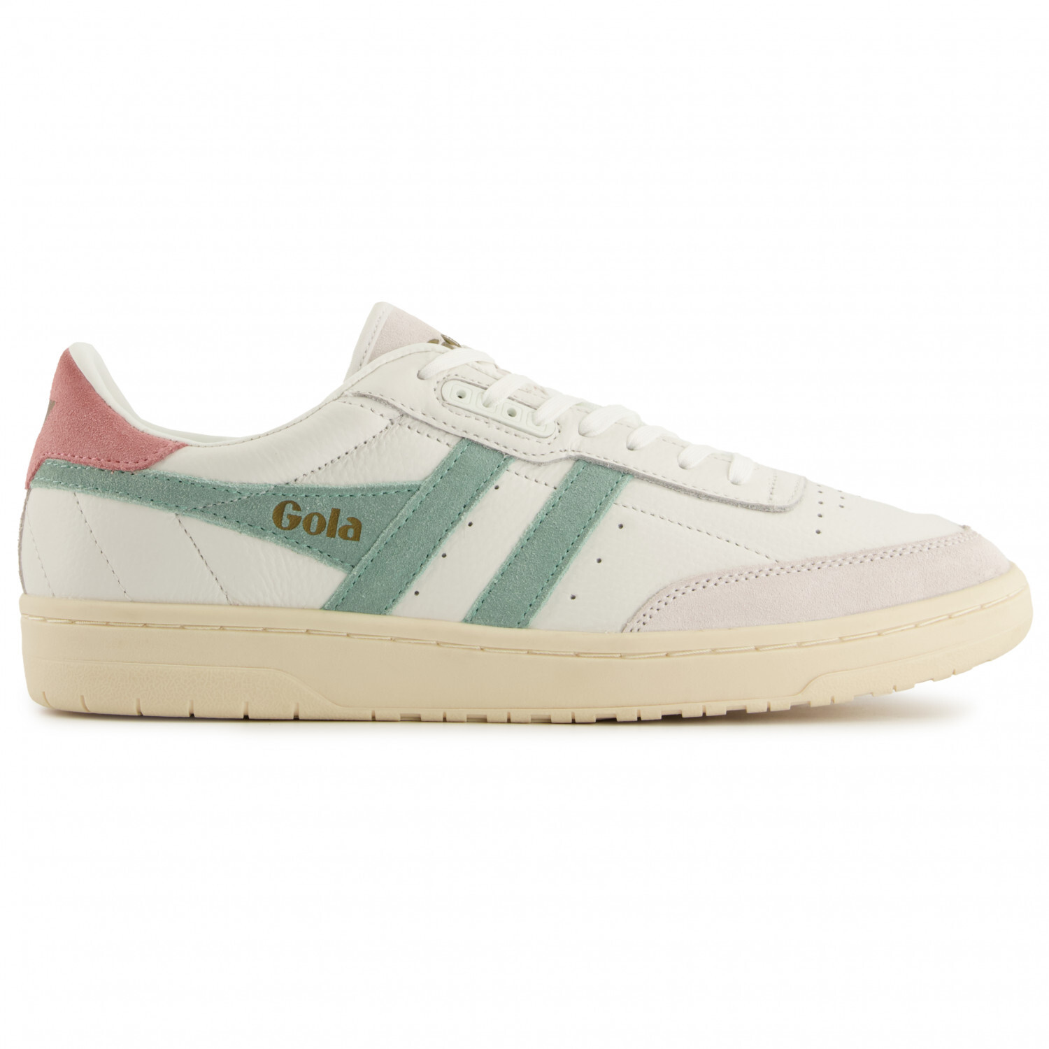 

Кроссовки Gola Women's Falcon, цвет White/Green Mist/Coral Pink