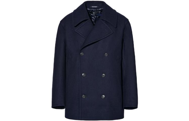 UNIQLO Мужское пальто синего цвета, Navy Blue — фото 3