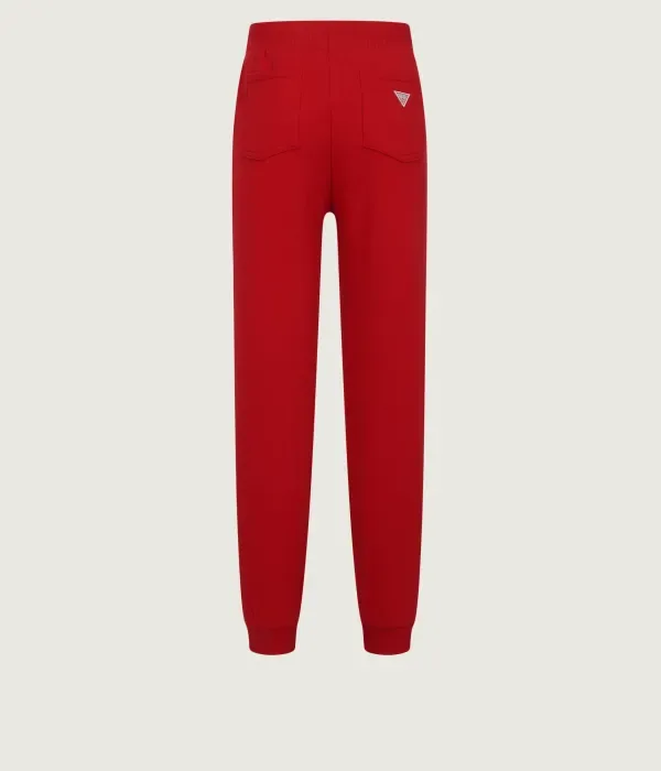 Спортивные штаны из французской махровой ткани regular fit Guess, красный — фото 2