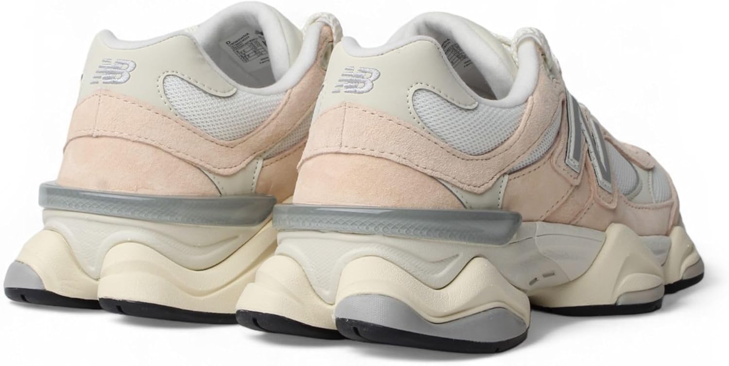 Кроссовки New Balance 600 Tom Knox - Black Raincloud, Vintage Rose/Sea Salt/Silver Metallic — фото 3