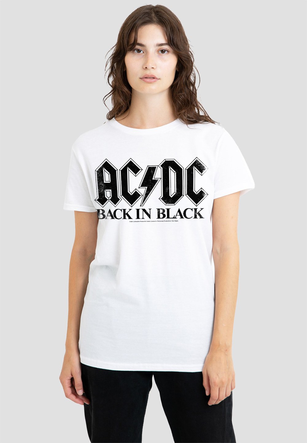 

Футболка с принтом ACDC BACK IN Cotton Soul, белый