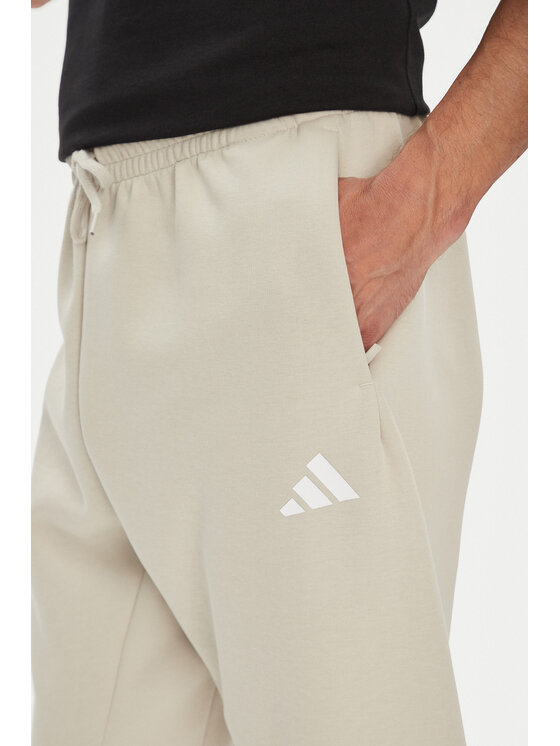 Спортивные брюки regular fit Future Icons 3-Stripes JW7092 Adidas, бежевый — фото 4
