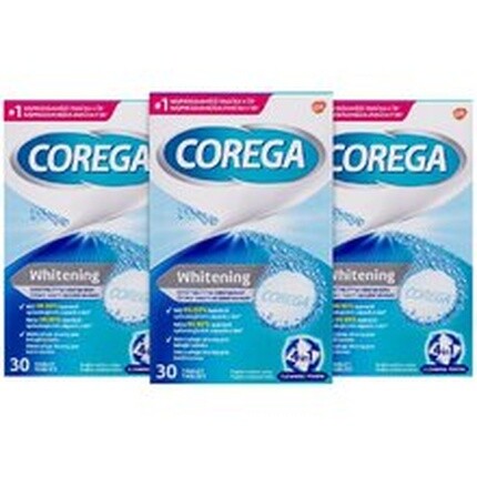 

Отбеливающие трио-таблетки Corega