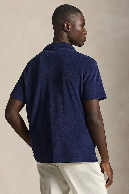 Рубашка мужская из флиса Polo Ralph Lauren, синий — фото 2