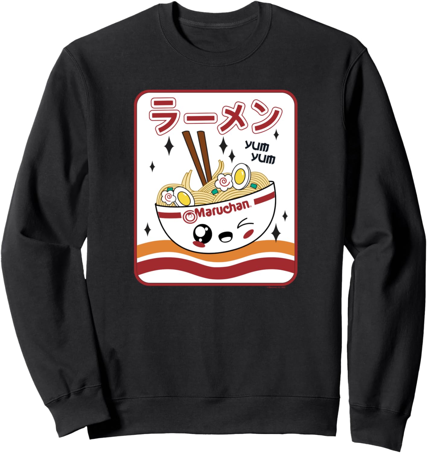 

Толстовка Maruchan Instant Lunch с милым портретом миски для рамена в стиле катакана, черная Maru-Chan, Черный, Толстовка Maruchan Instant Lunch с милым портретом миски для рамена в стиле катакана, черная Maru-Chan