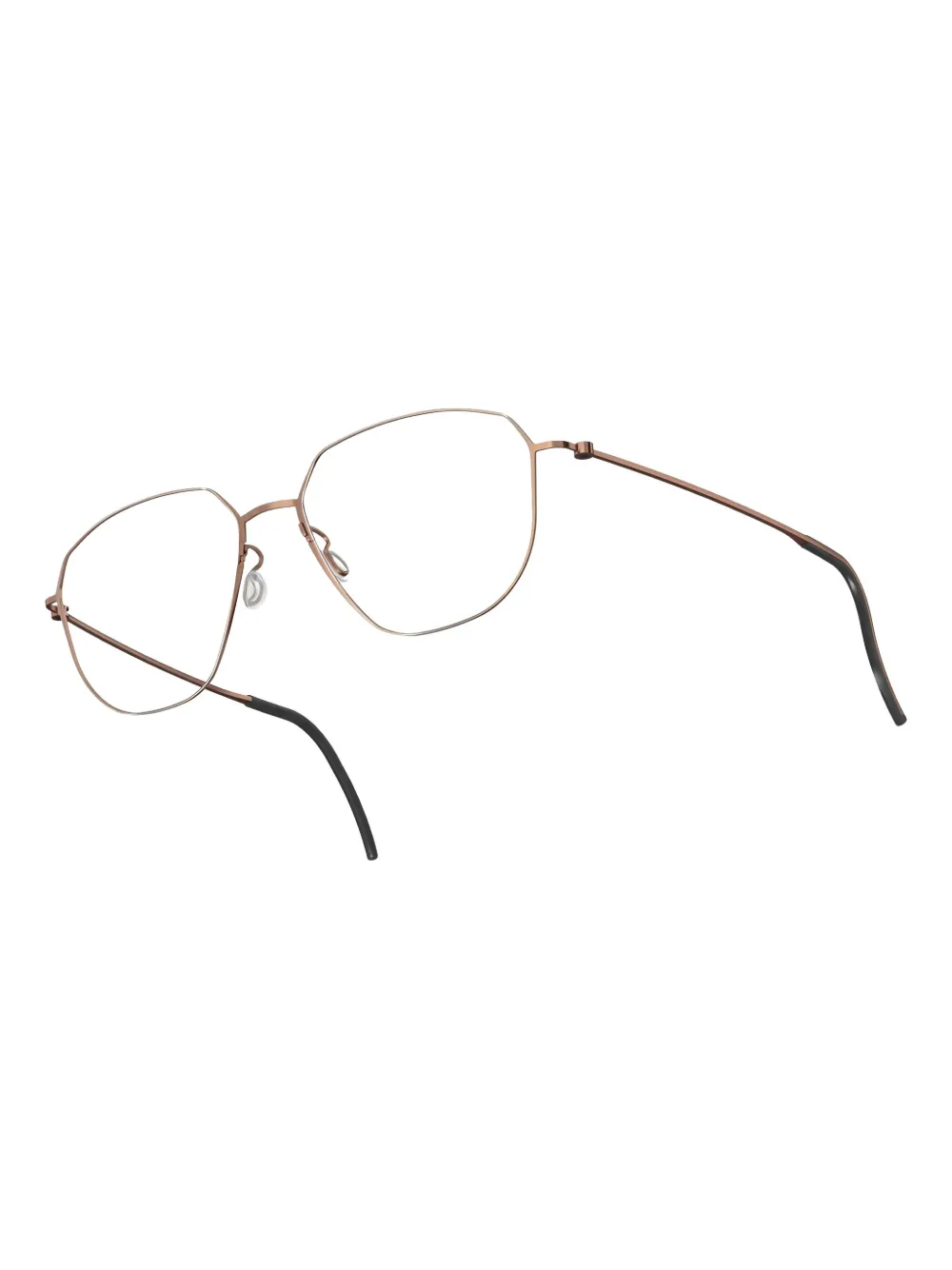 

Очки с геометрической оправой Thintanium 5505 Lindberg, коричневый