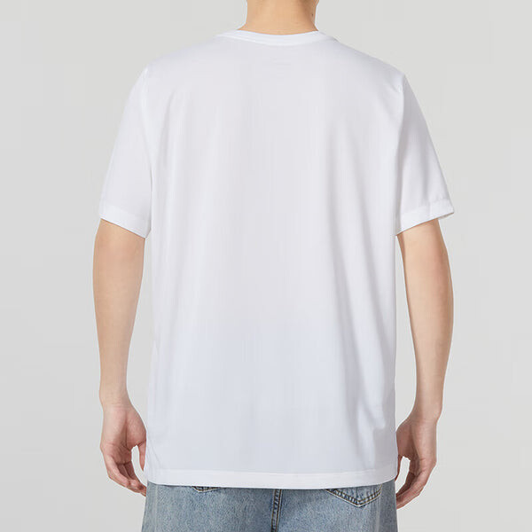 Футболка Nike Happy Place Logo T-Shirt 'White', белый — фото 4
