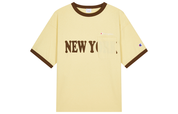 

Футболка с коротким рукавом японская версия Unisex Champion, светло-желтый