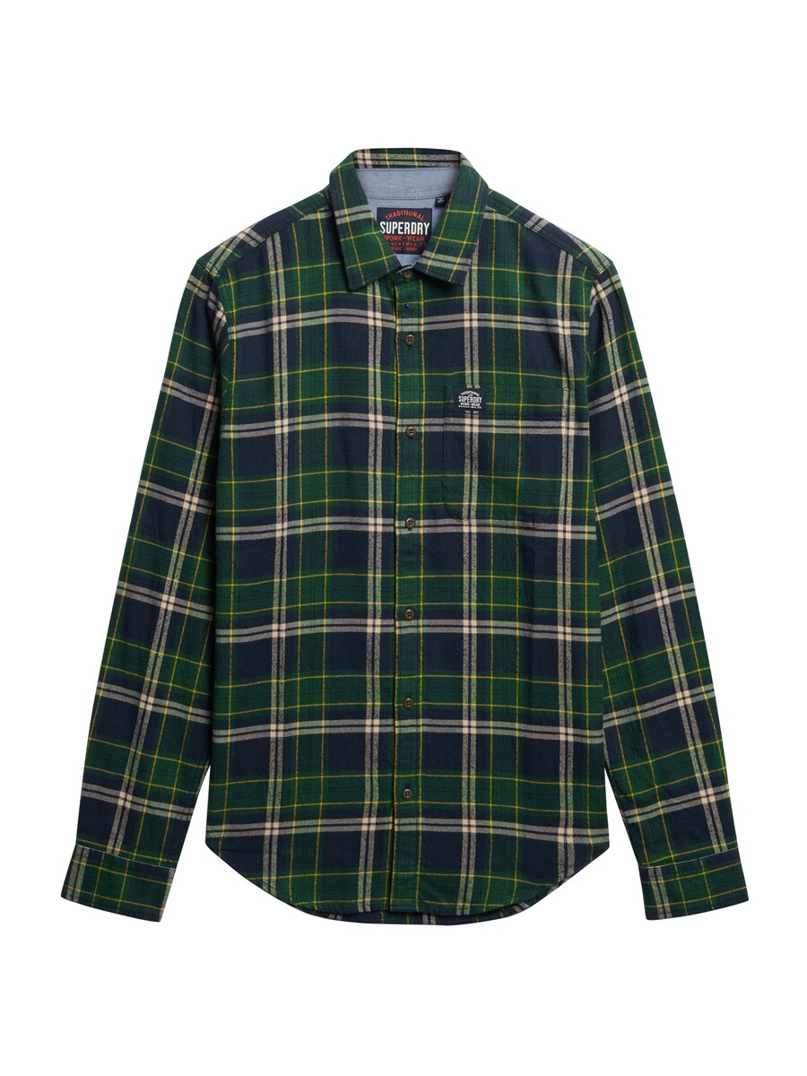 

Рубашка на пуговицах Comfort fit Superdry, Green/Fir