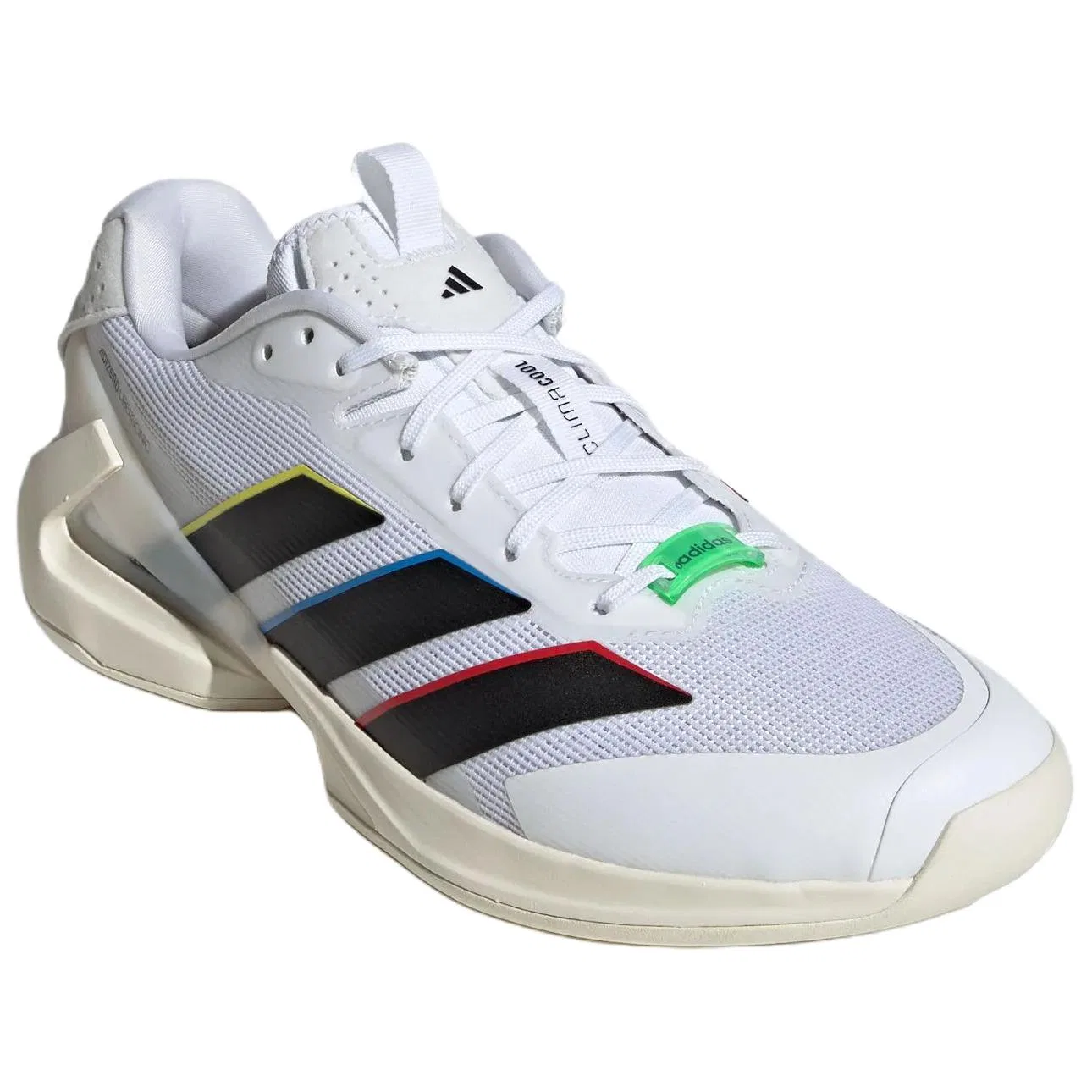 Кроссовки теннисные Adizero Ubersonic 5 Low Adidas бело-черные — фото 4