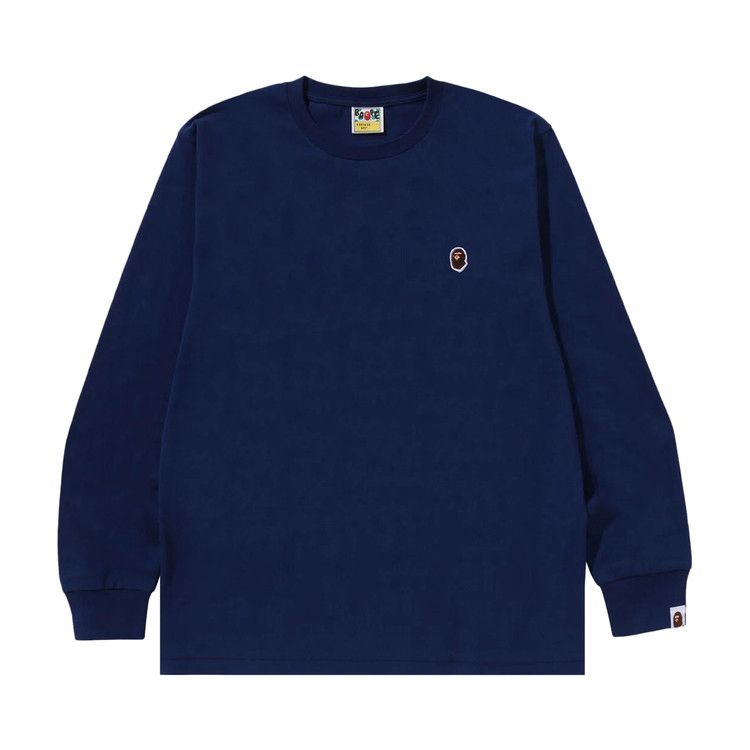 

Футболка BAPE One Point Long-Sleeve Tee, Navy