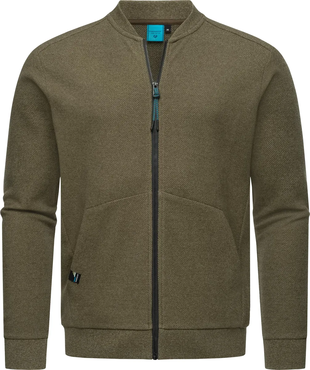 

Толстовка Ragwear "Cruider", повседневный мужской кардиган с манжетами, зеленый