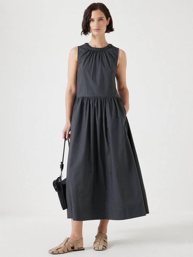 

Макси-платье без рукавов HUSH, цвет Washed Black