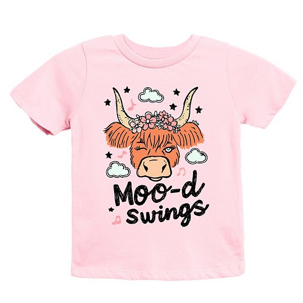 

Футболка с принтом Mood swings cow The Juniper Shop, Pink