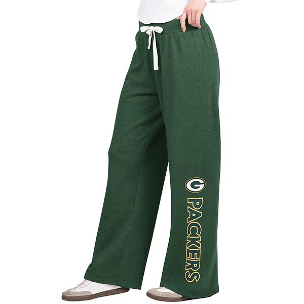 

Женские зеленые спортивные штаны Green Bay Packers Field с широкими штанинами G-Iii 4Her By Carl Banks