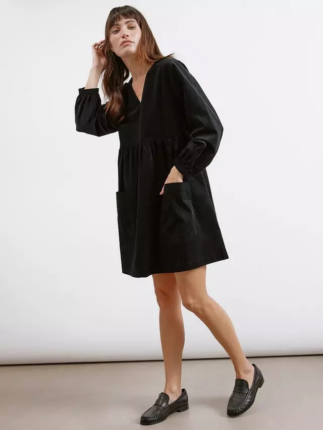 

Платье Albaray Organic Cotton Corduroy Pocket, черный