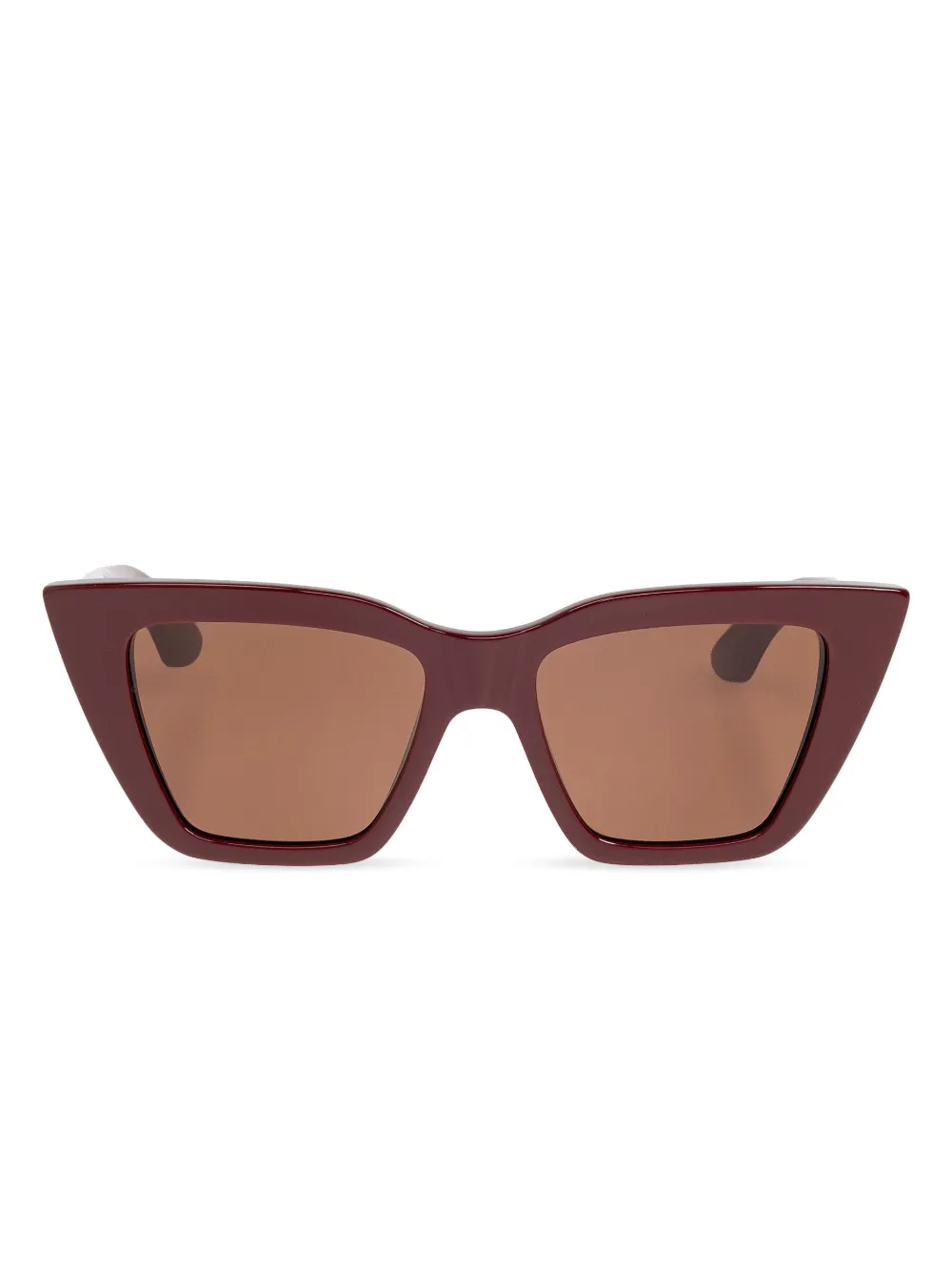 

Солнцезащитные очки в оправе 'кошачий глаз' Alexander McQueen Eyewear, красный