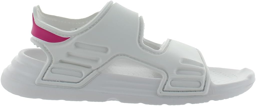 Сандалии для купания adidas Altaswim для малышей унисекс, белый/розовый — фото 2