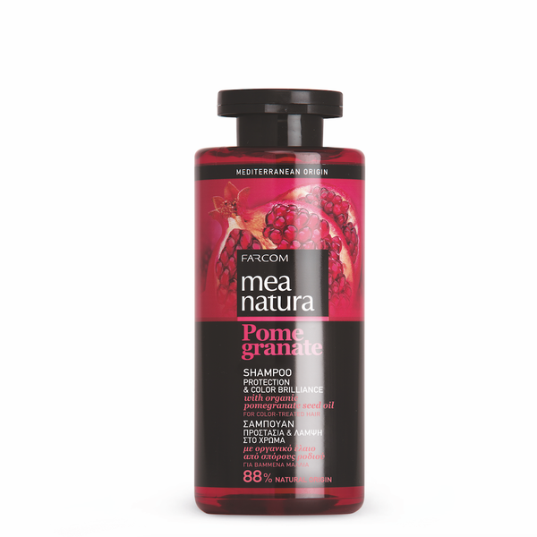 

Шампунь для окрашенных волос, 300 мл Mea Natura Pomegranate