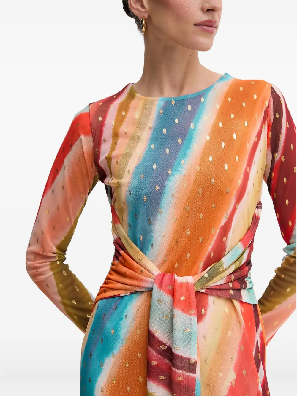 

Платье макси с узлом Never Fully Dressed, оранжевый