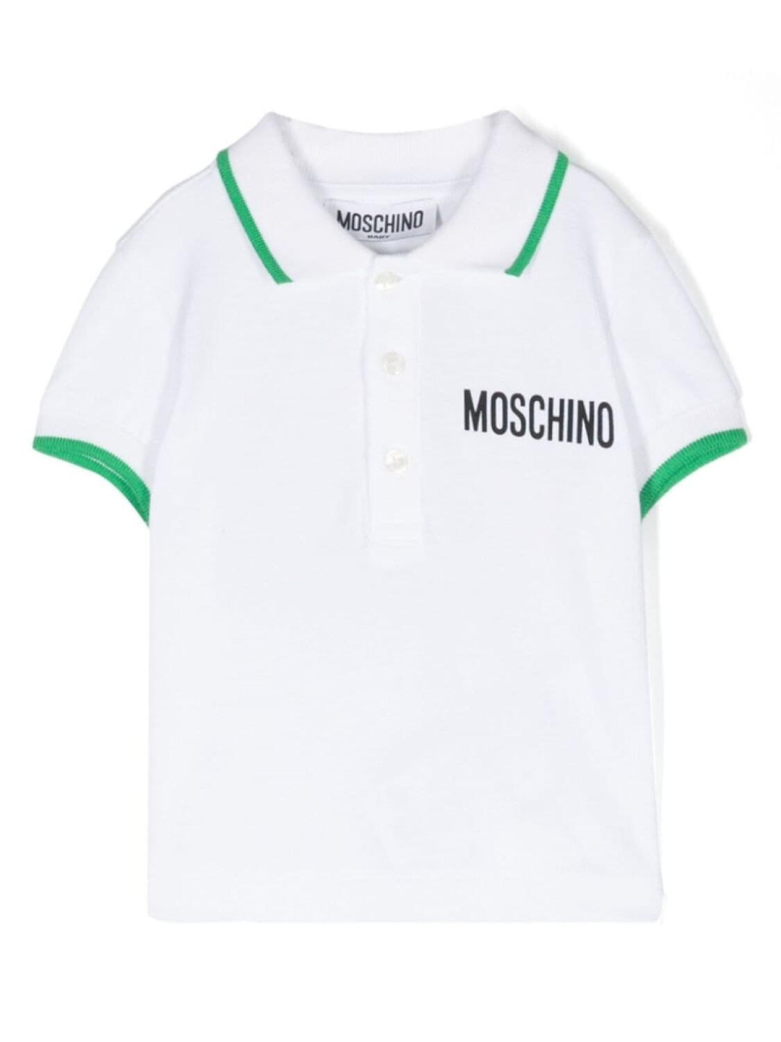 

Moschino Kids рубашка поло Teddy Bear, белый