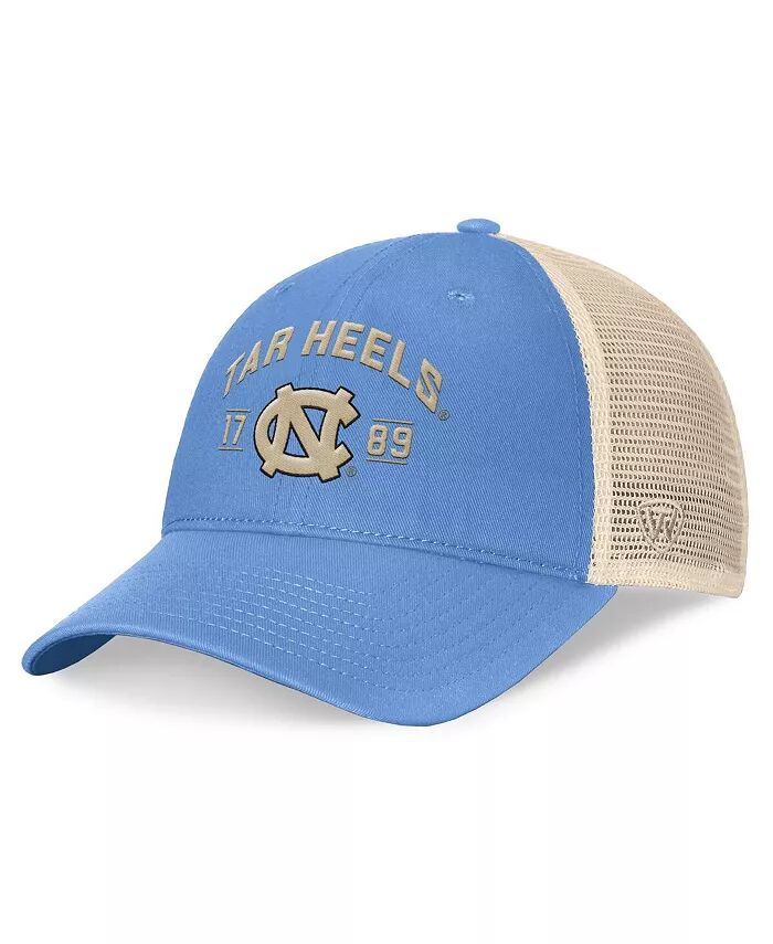 

Мужская шляпа Carolina Blue North Tar Heels Heritage Waylon Trucker Adjustable Top of the World