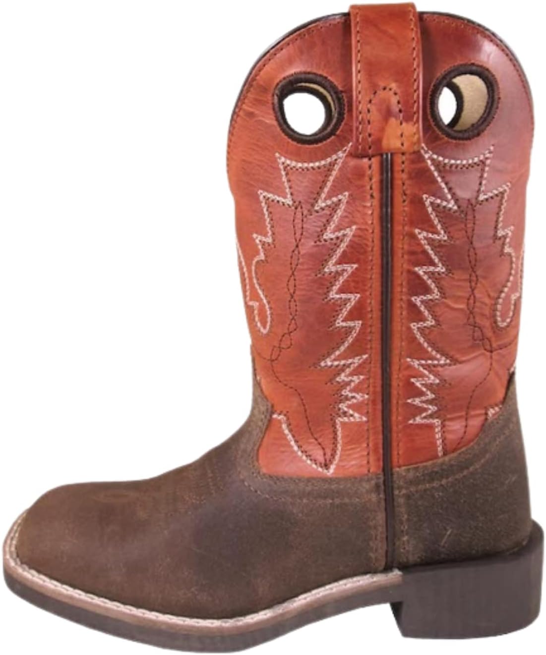 

Детские ковбойские сапоги Smoky Mountain Western Boys Bronco с квадратным носком, модель 3245Y Smoky Mountain Boots, оранжевый/коричневый