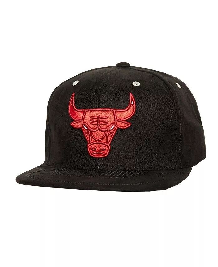 

Черная мужская кепка Snapback Chicago Bulls Day 4 Mitchell & Ness, черный