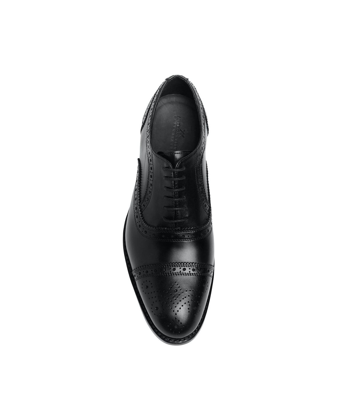 Мужские модельные туфли Ford Quarter Brogue Oxford на кожаной подошве со шнуровкой Anthony Veer — фото 4