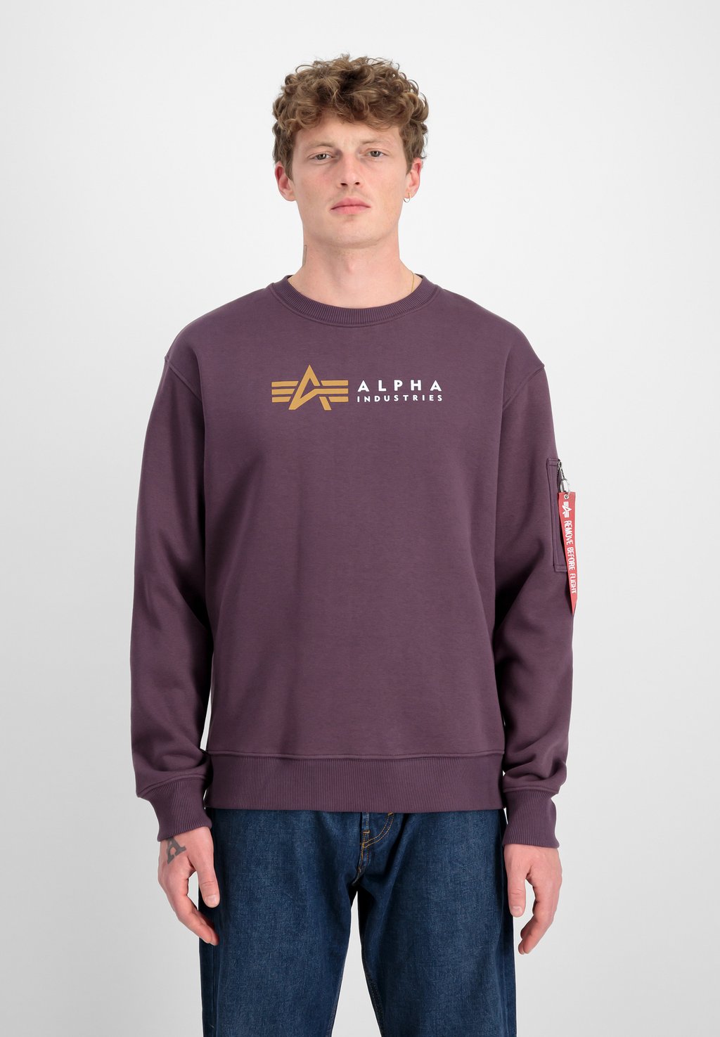 

Толстовка LABEL Alpha Industries, фиолетовый