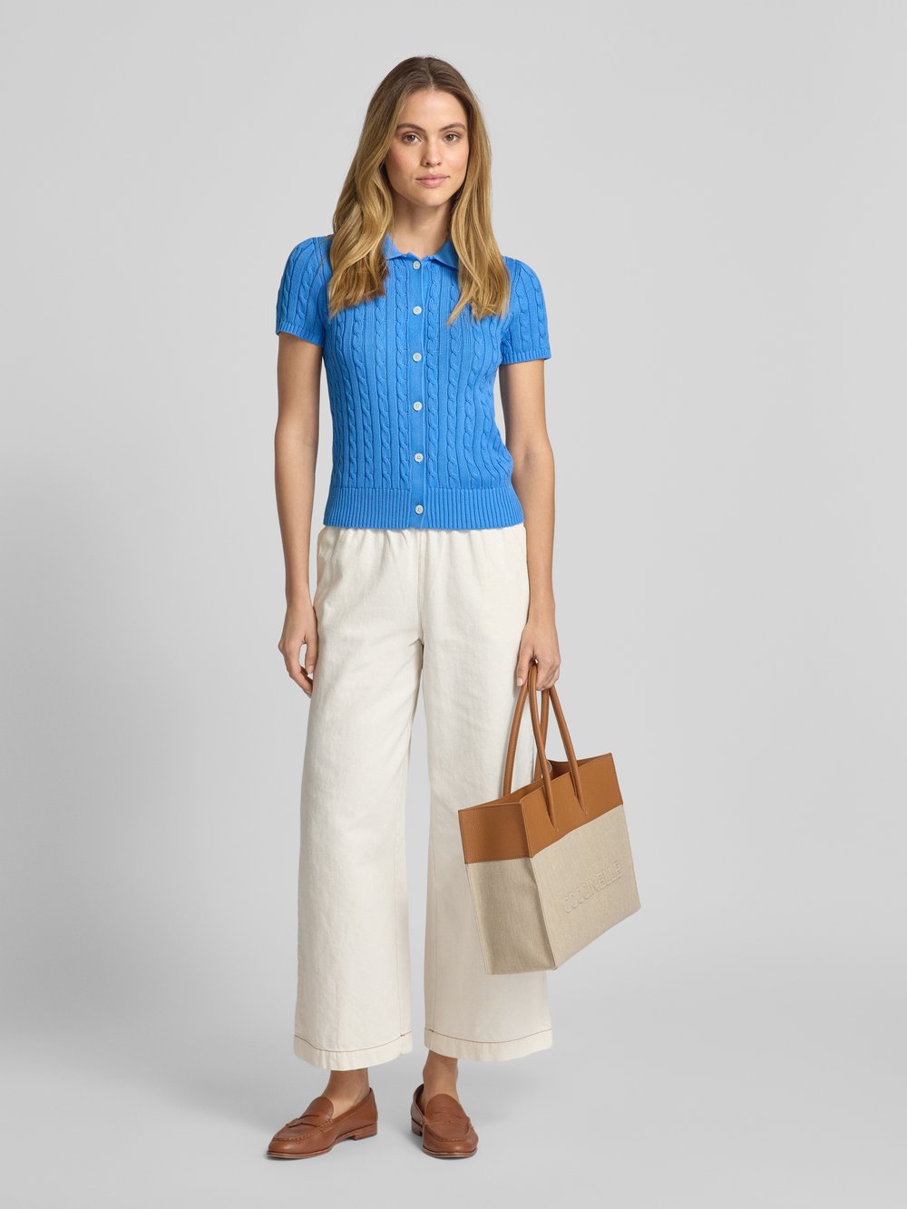 

Кардиган с воротником-поло Polo Ralph Lauren, синий