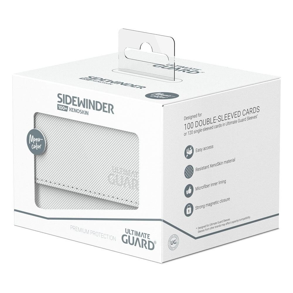 

Sidewinder 100+ XenoSkin Monocolor White Ultimate Guard