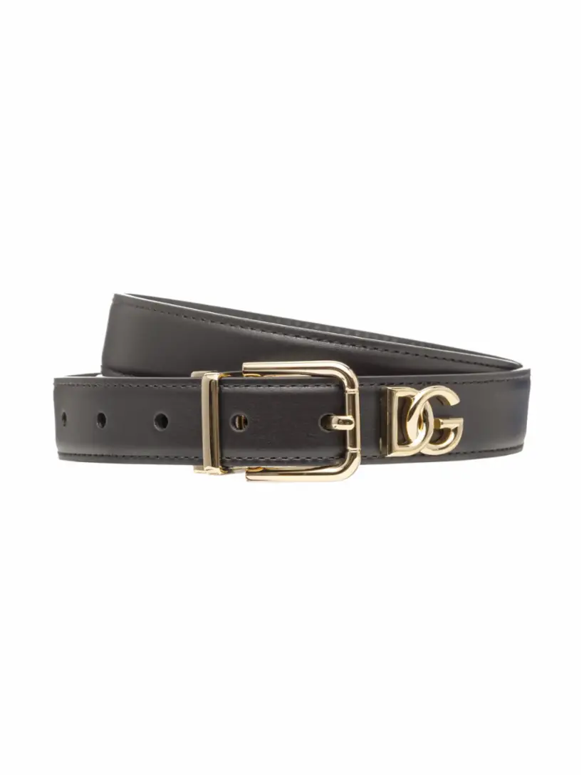 

Кожаный ремень DG Dolce&Gabbana, черный