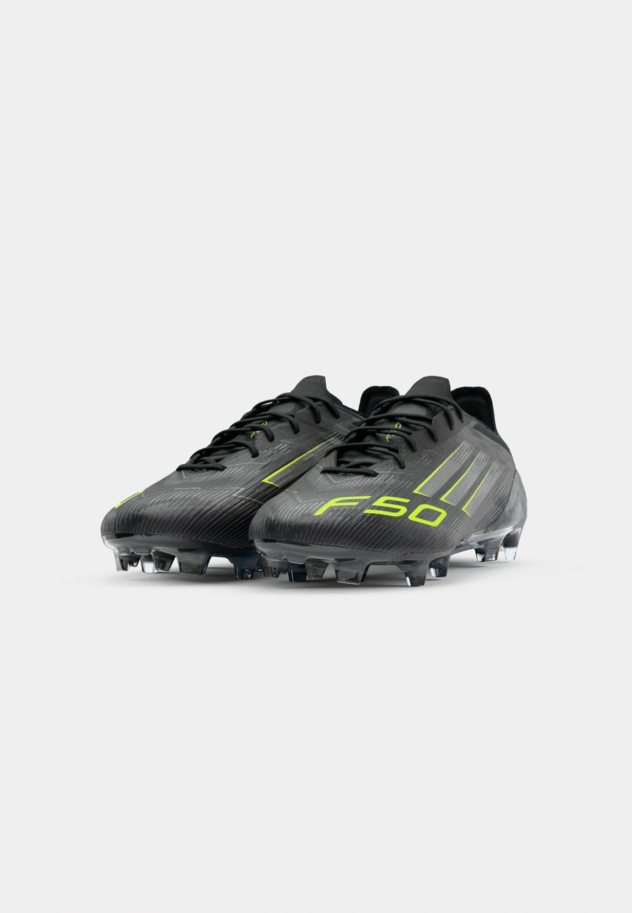 Кроссовки Adidas Performance F50 ELITE FIRM GROUND FOOTBALL BOOTS, Core Black/Iron Metallic/Lucid Lemon/Black — фото 4