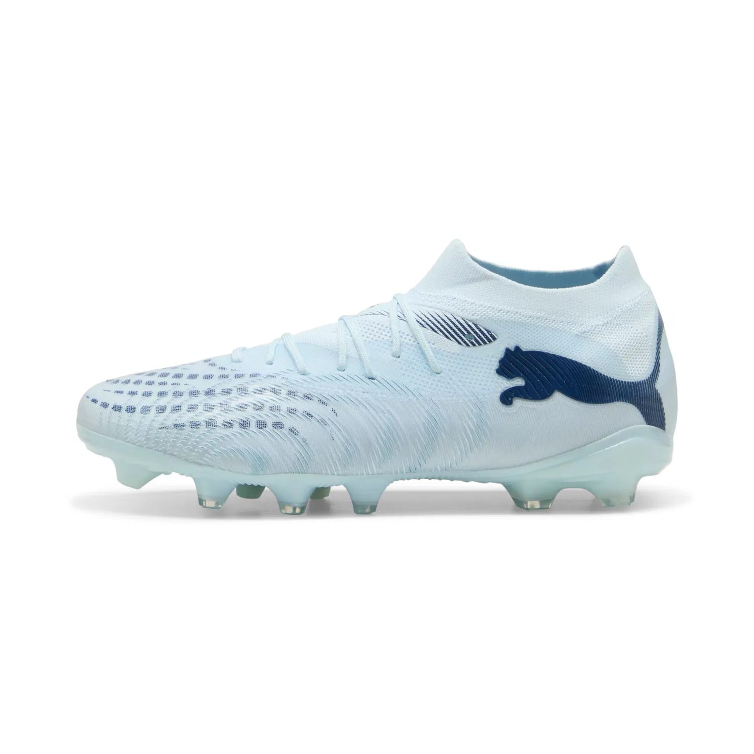 Футбольные бутсы 'Future 9 Match' Puma, Blue/Pastel Blue — фото 4