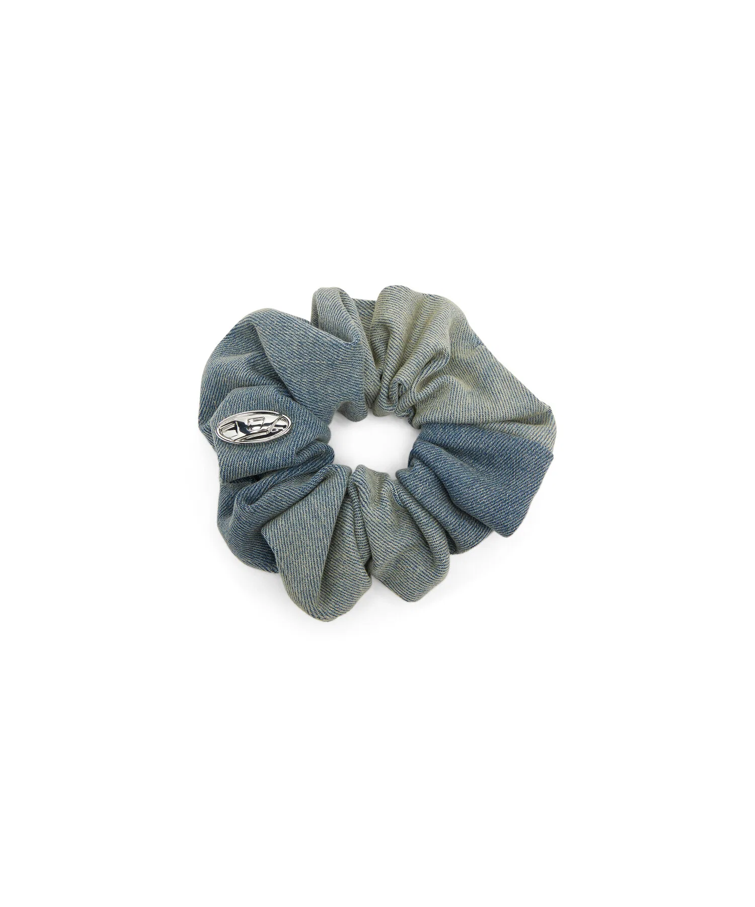 Шнур-резинка для волос BANGLE SCRUNCHIE DIESEL из денима, индиго